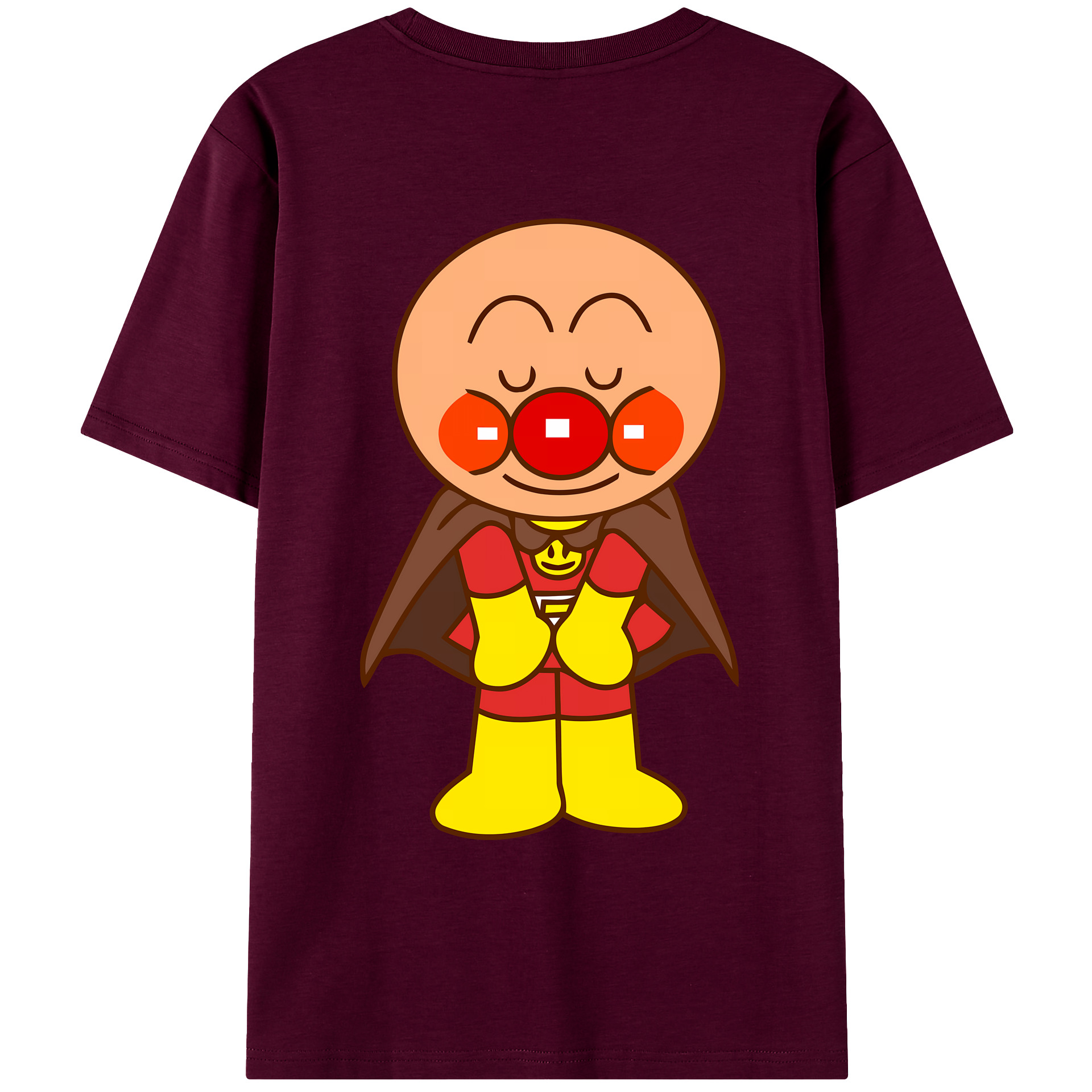（画像用） アンパンマン Anpanman レディース半袖Tシャツ(バックプリント)